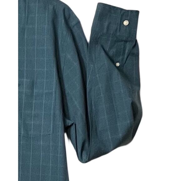 Dockers Mens Long Sleeve Button Down Shirt Size L Blue Chest Pocket Collar Casua - Picture 4 of 10